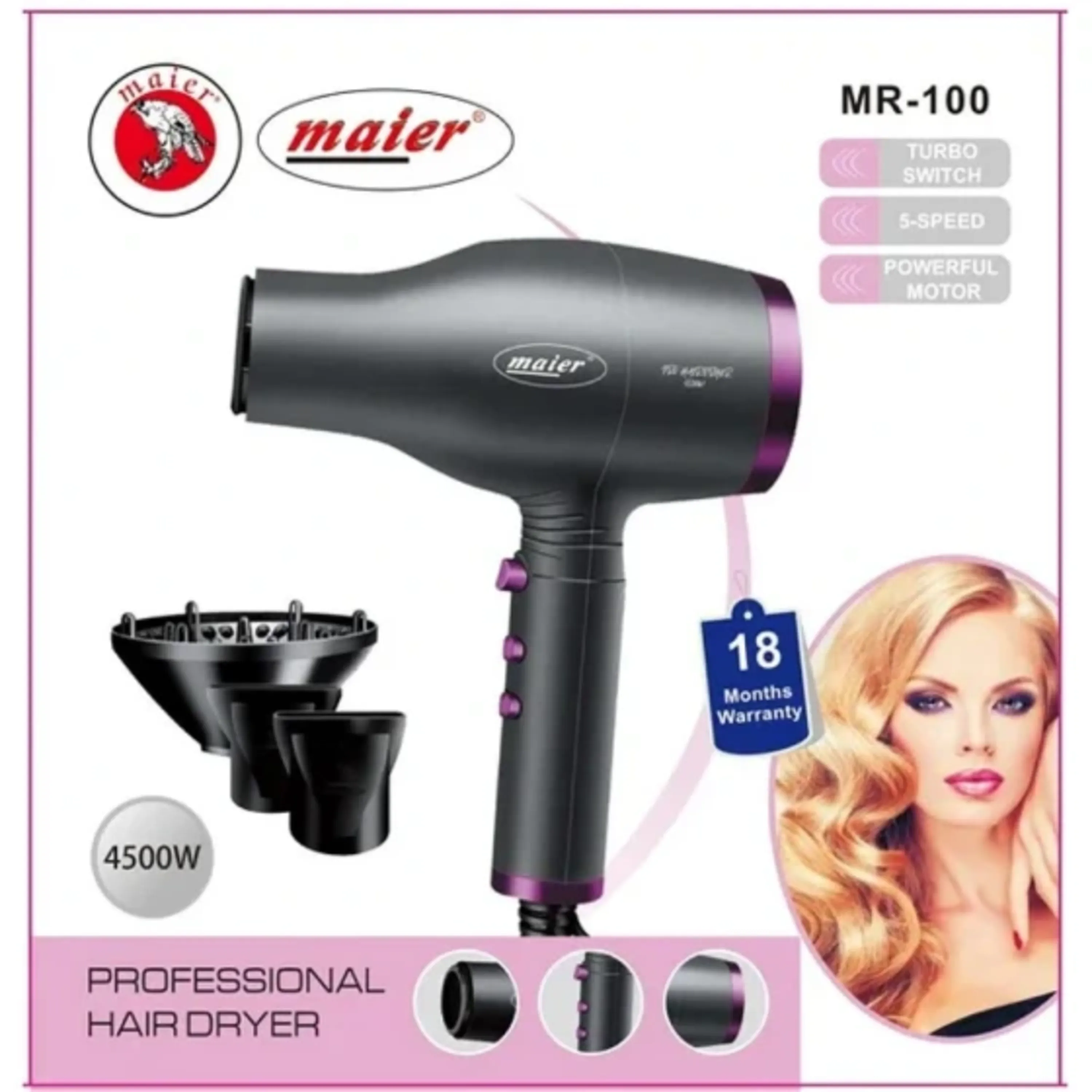 سشوار مایر مدل MR-100